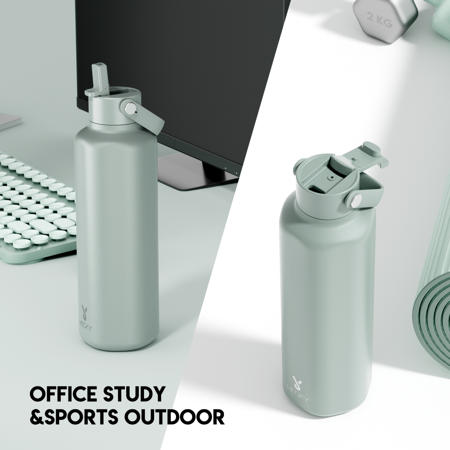 24oz Hexagonal With Carrying Handle Pure