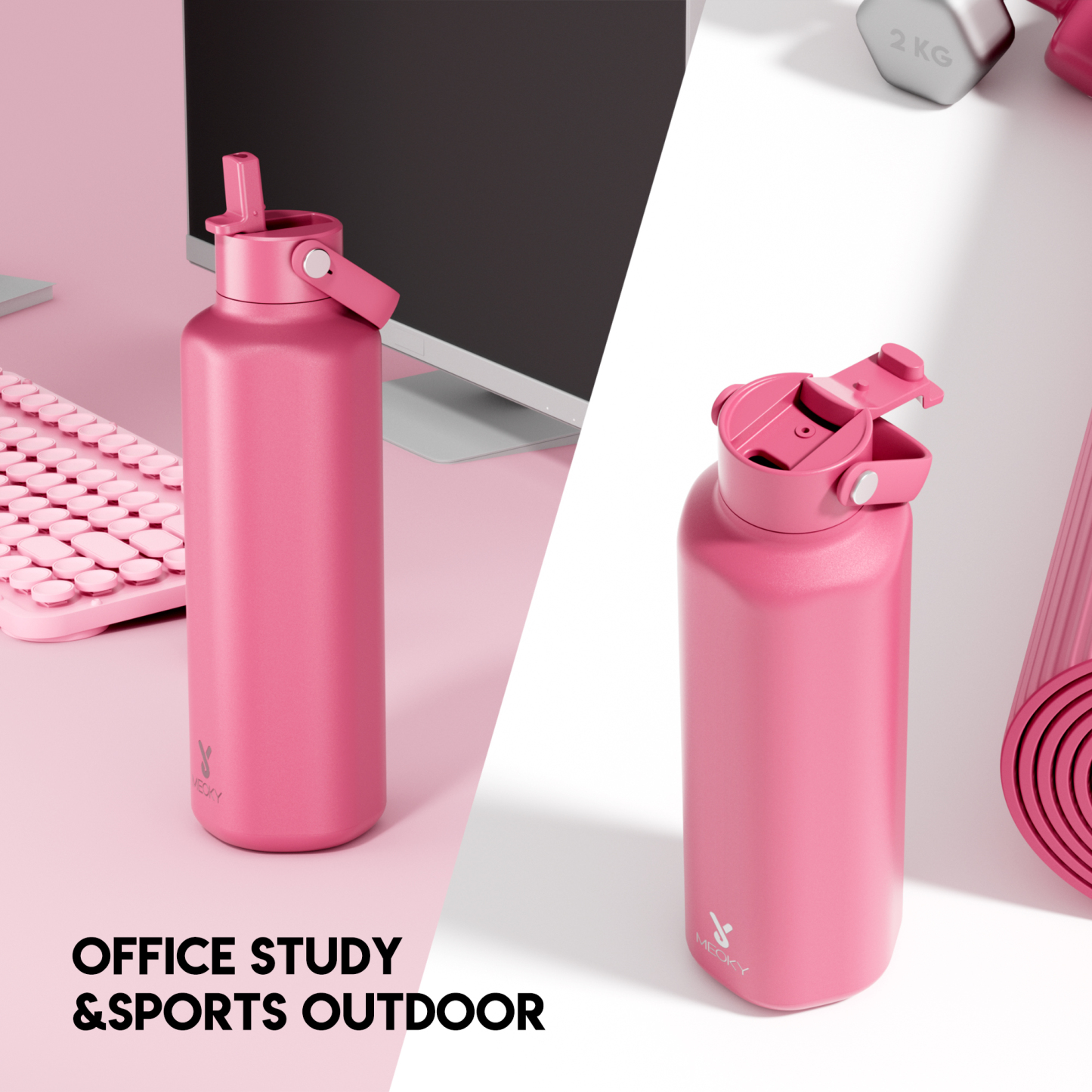 24oz Hexagonal With Carrying Handle Pure