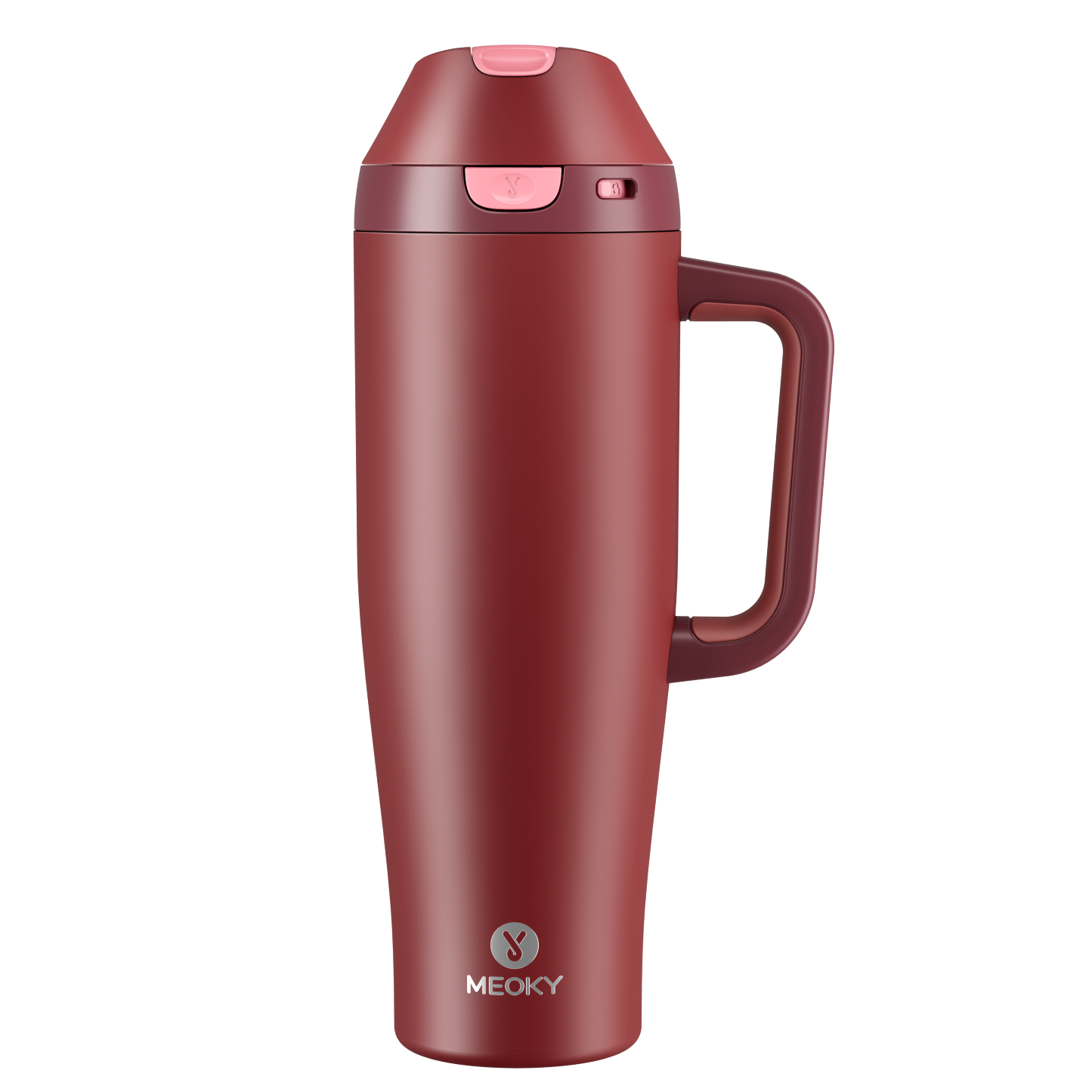 Meoky Dual-Sip Flip-Top Tumbler with Handle 24oz/32oz/30oz