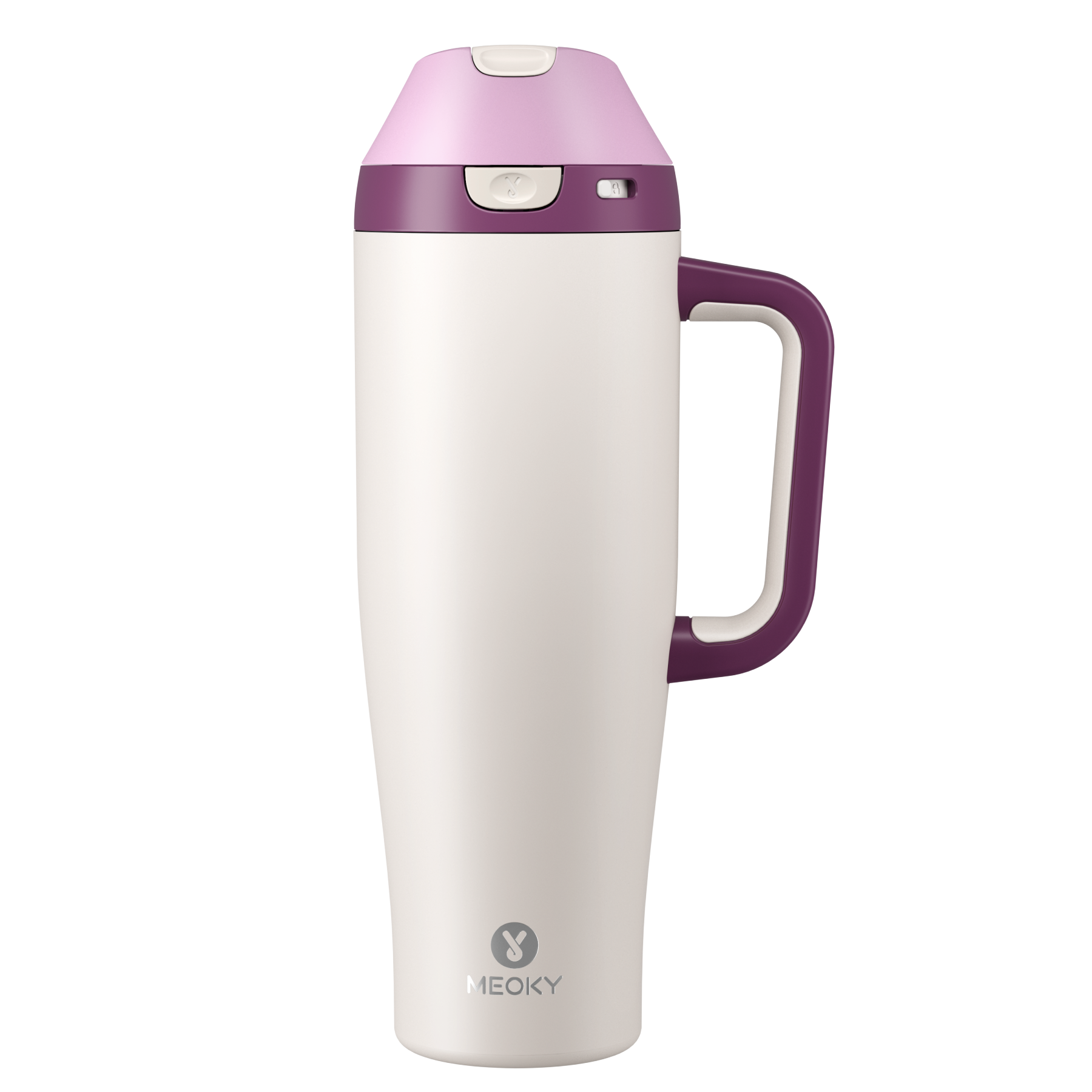 Meoky Dual-Sip Flip-Top Tumbler with Handle 24oz/32oz/30oz
