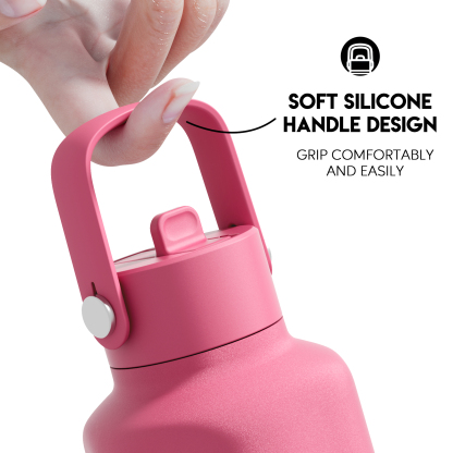 24oz hexagonal water bottle pure rose pink
