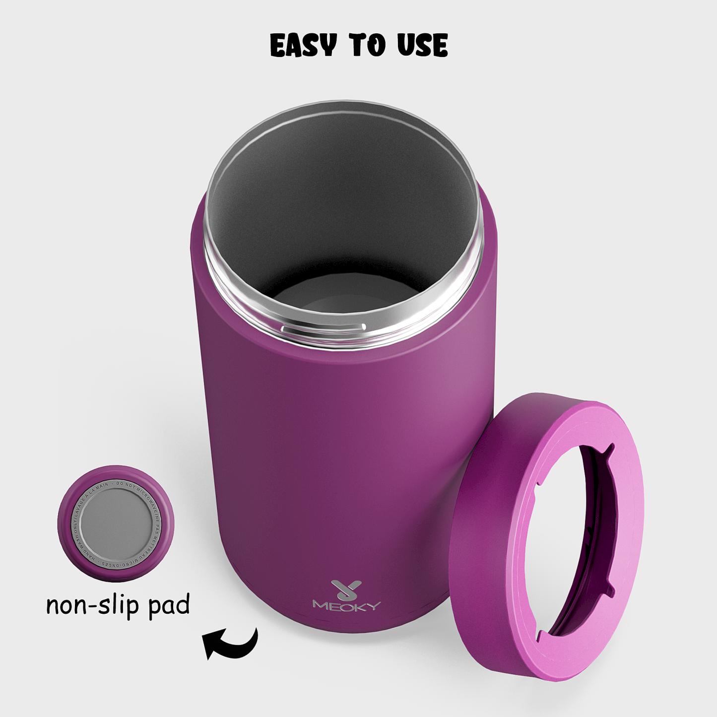 17 oz can cooler berry