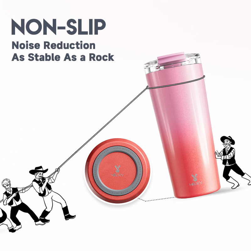 24oz cold cup 2 in 1 lid gradient red pink