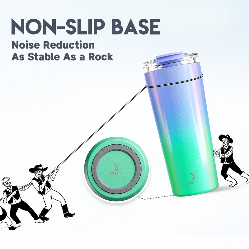 24oz cold cup 2 in 1 lid gradient green purple