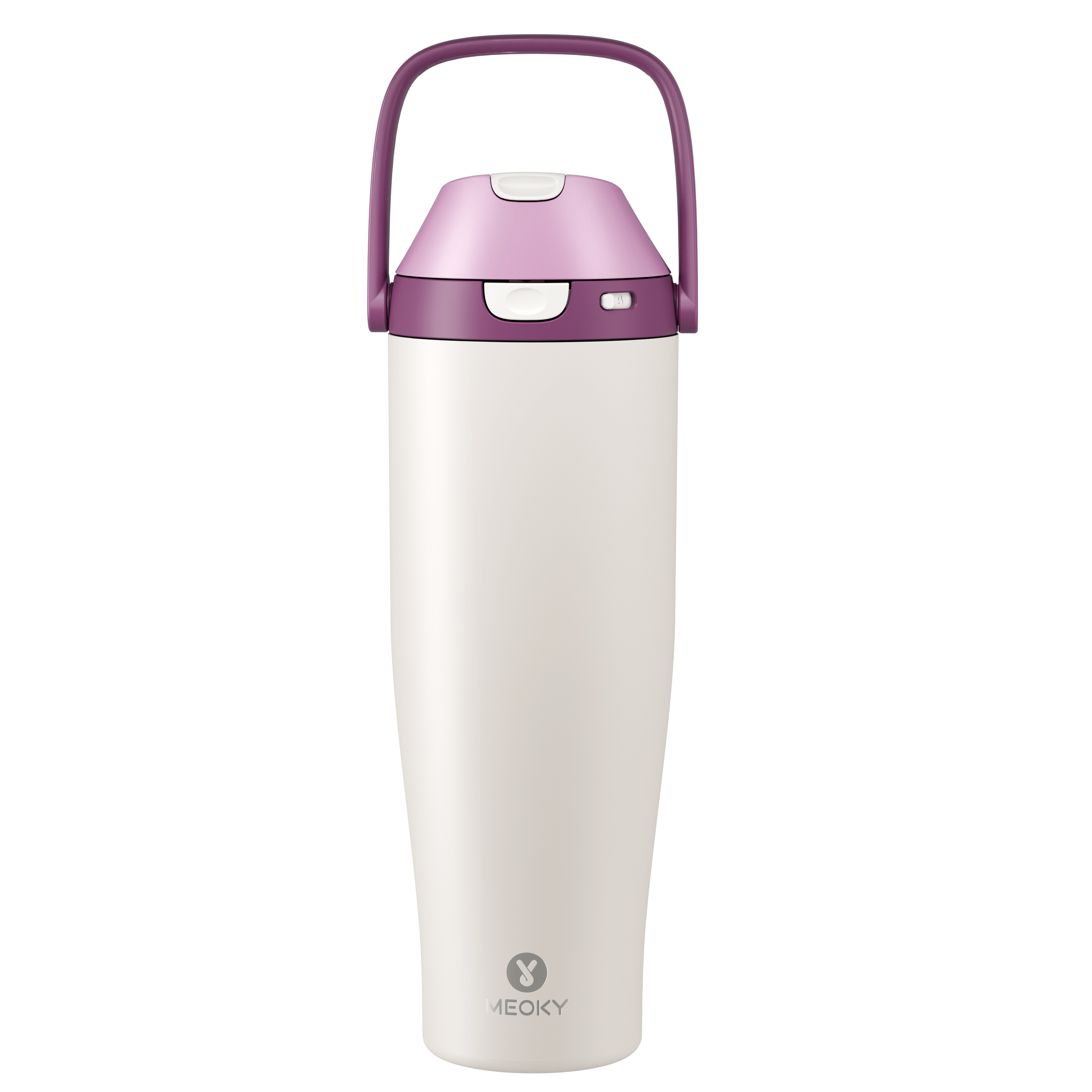 [New Arrival] MEOKY Dual-Sip Flip Lid Water Bottle with Carry Handle 24oz 32oz 40oz