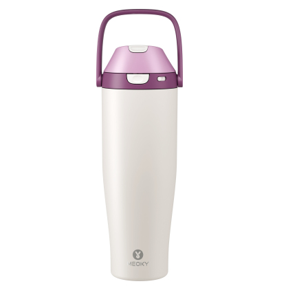 [New Arrival] MEOKY Dual-Sip Flip Lid Water Bottle with Carry Handle 24oz 32oz 40oz
