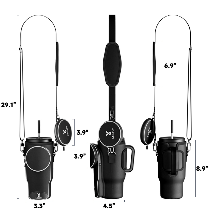 tumbler cup bag black