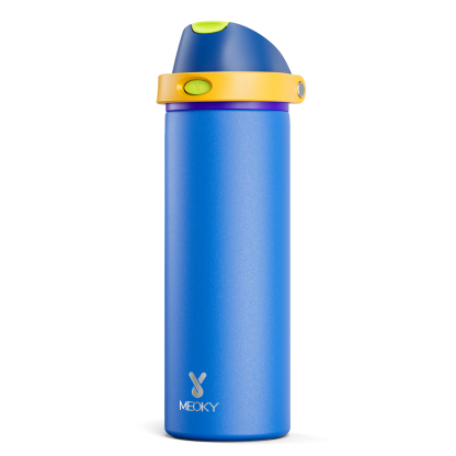 24oz Dual Spout Bounce Water Bottle-Sapphire