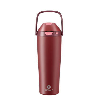 [New Arrival] MEOKY Dual-Sip Flip Lid Water Bottle with Carry Handle 24oz 32oz 40oz
