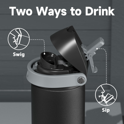 24oz Dual Spout Bounce Water Bottle-Night