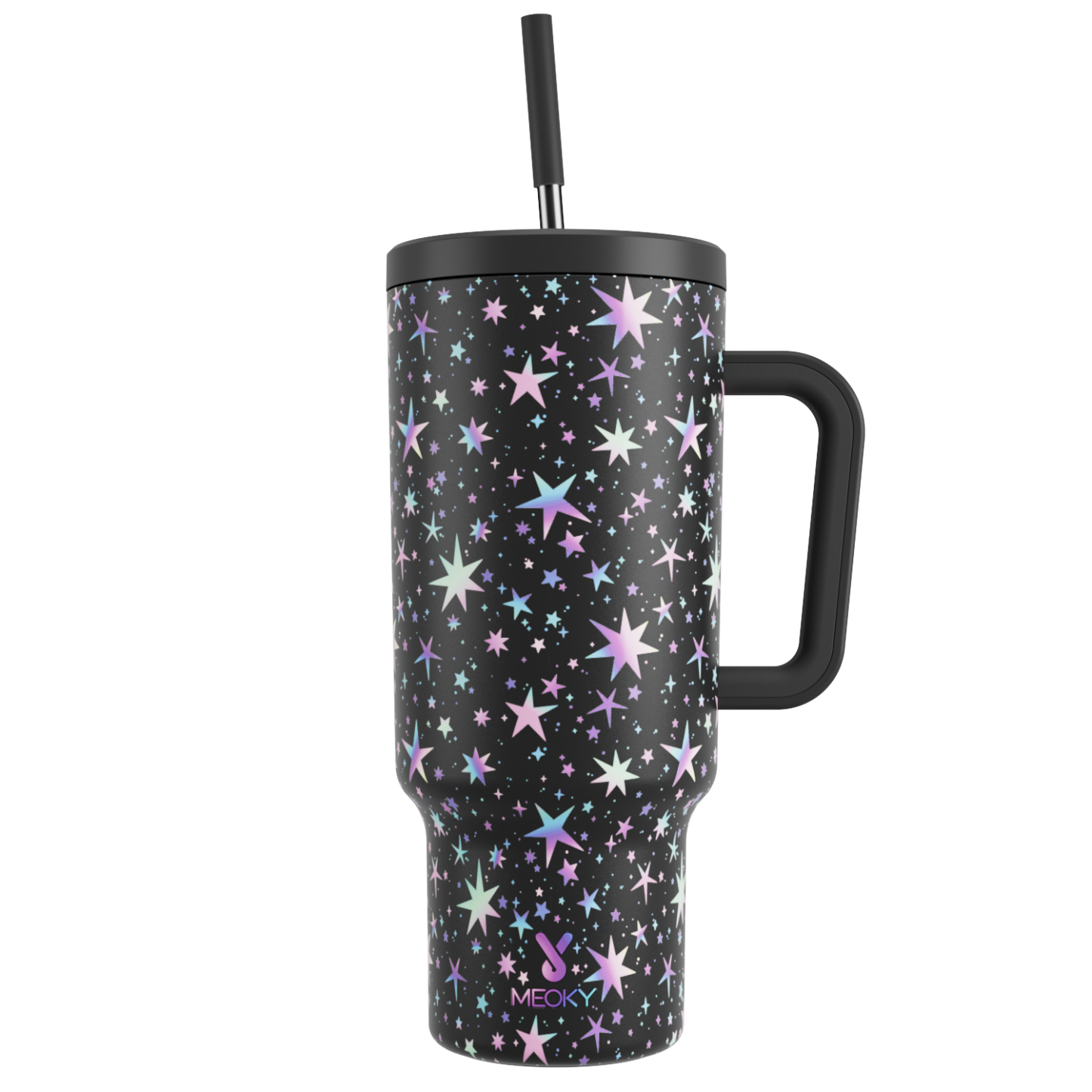 40oz Tumbler With Straw Laser Collection-Starlite Club
