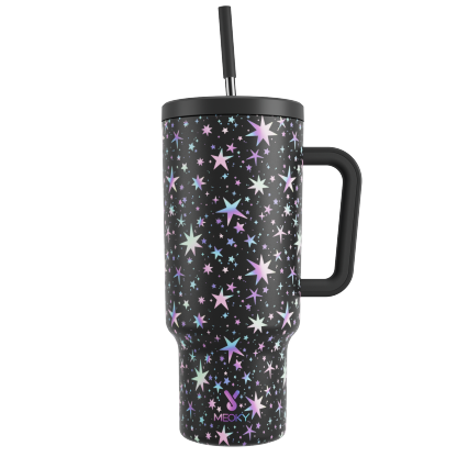 40oz Tumbler With Straw Laser Collection-Starlite Club