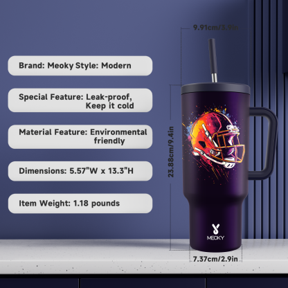 Athlete Collection - Customized 40oz Tumbler With Straw - The perfect gift for sports enthusiasts !