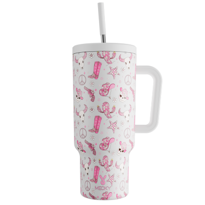 Cowboy Boot - Customized 40oz Tumbler With Straw - The perfect gift for Loved ones, relatives, friends !