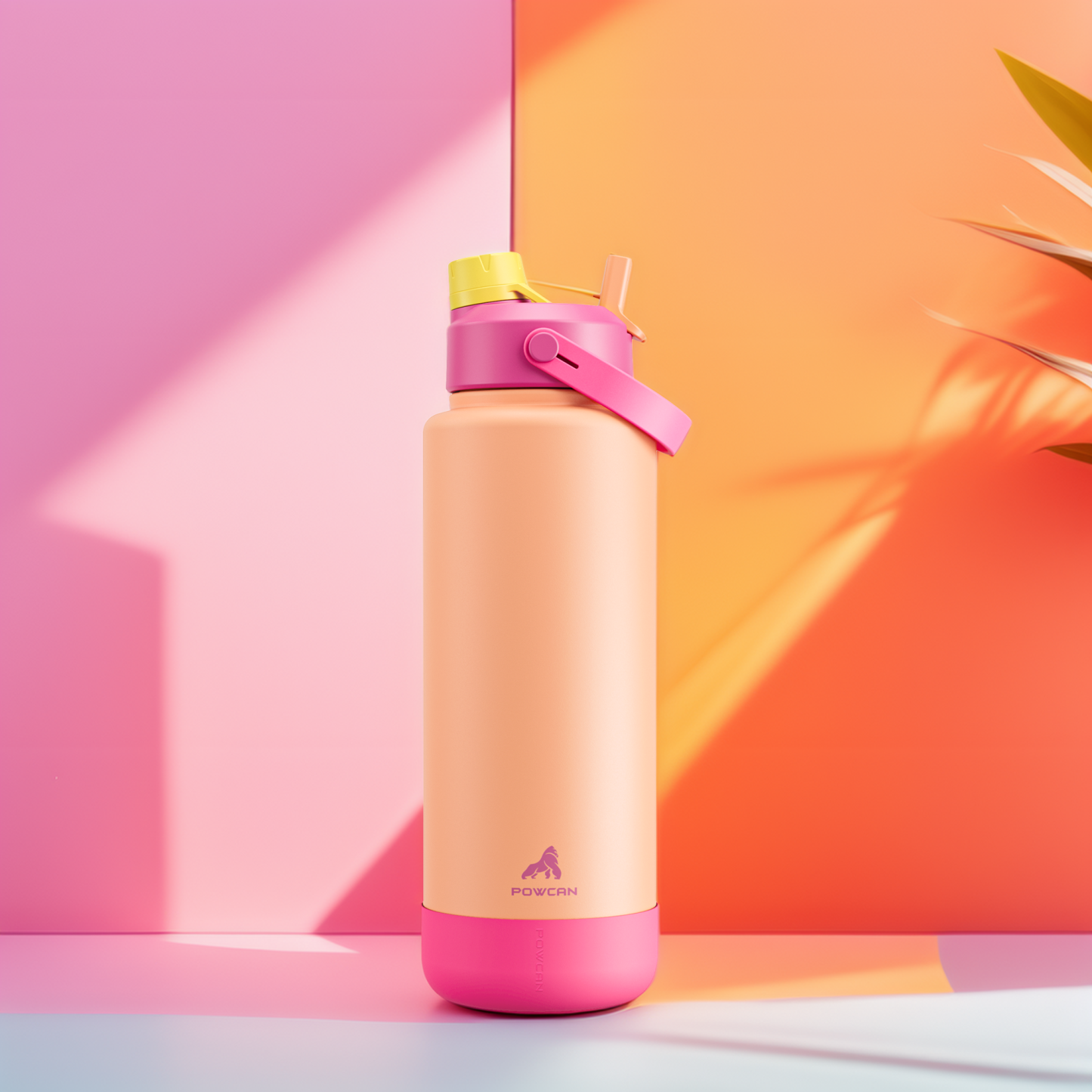 40 oz Insulated Water Bottle with 2-in-1 Straw and Spout Lid