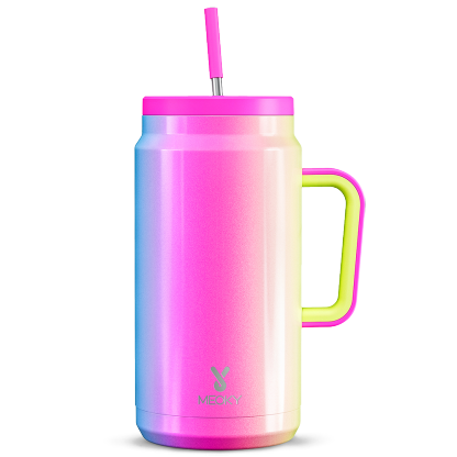 50oz Water Bottle With Straw Gradient Collection