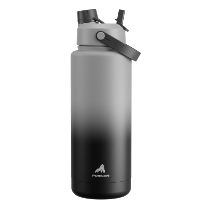 40 oz Insulated Water Bottle with 2-in-1 Straw and Spout Lid