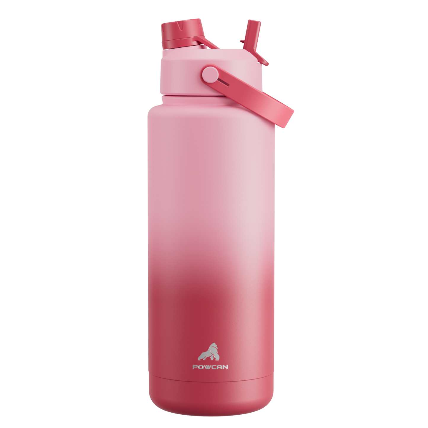 40 oz Insulated Water Bottle with 2-in-1 Straw and Spout Lid