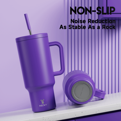 40oz Tumbler With Straw Monochrome Collection-Dark Purple