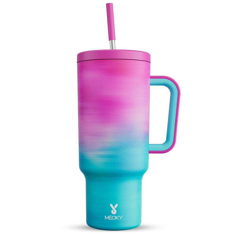 MEOKY 40oz Fairyland Blue Gradient Tumbler