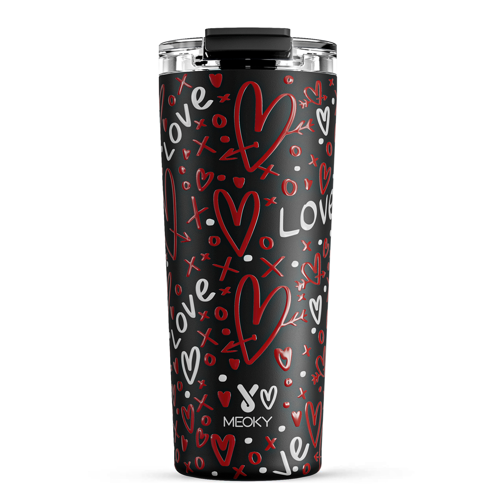 24oz Cold Cup With 2-in-1 Lid Valentine Collection
