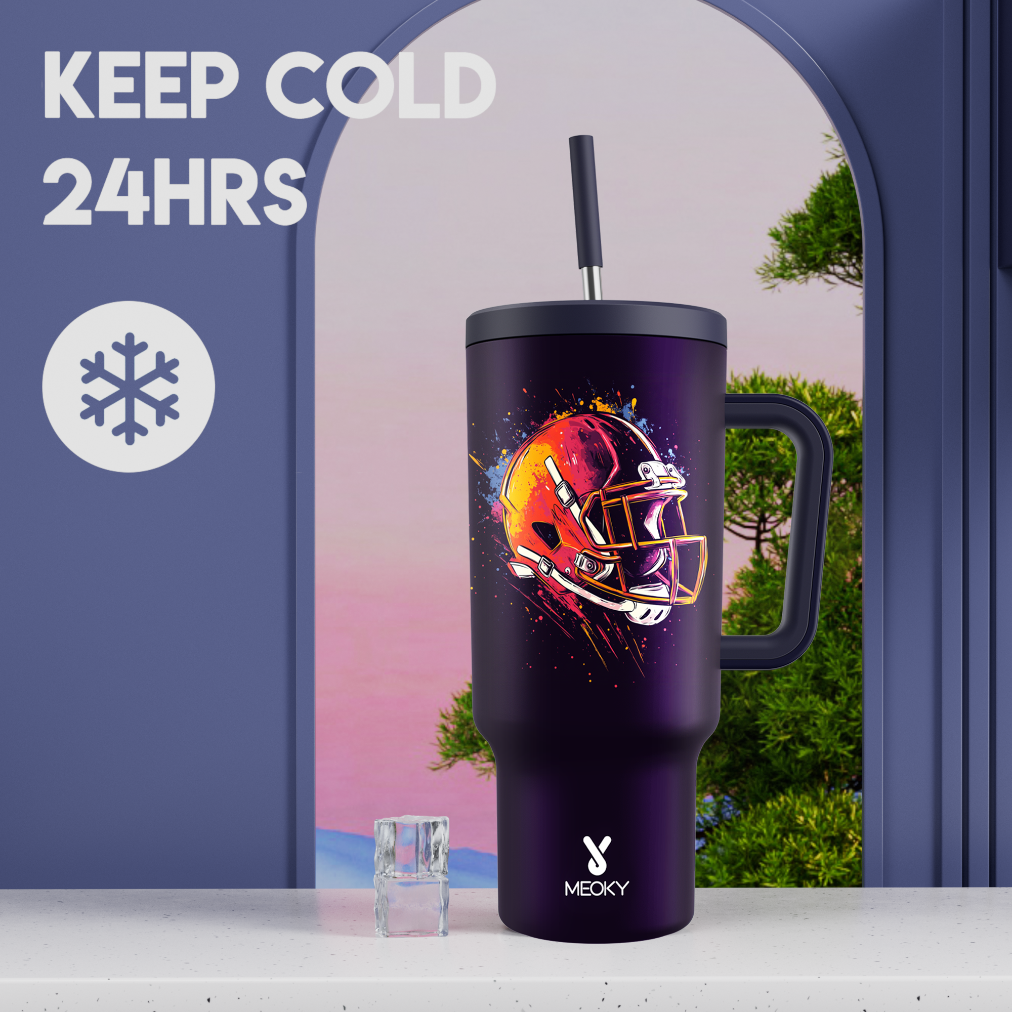40oz Tumbler With Straw Customized - Athlete Collection - The