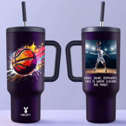 Athlete Collection - Customized 40oz Tumbler With Straw - The perfect gift for sports enthusiasts !