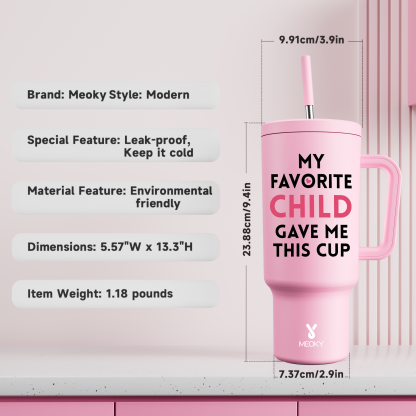 A Perfect Gift for Family Member, Filled with Warmth! - Customized 40oz Tumbler With Straw