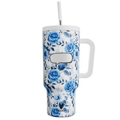 Rose - Customized 40oz Tumbler With Straw - The perfect gift for Loved ones, relatives, friends !