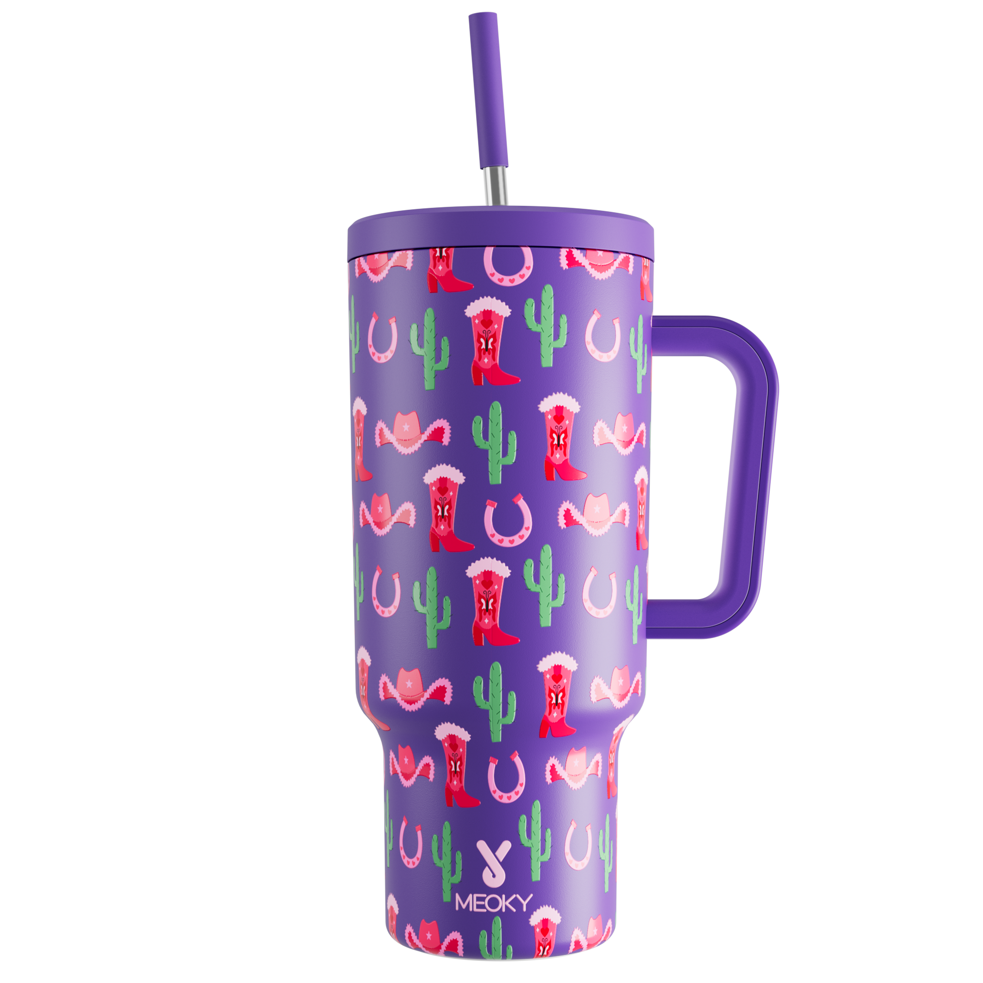 Cowboy Boot - Customized 40oz Tumbler With Straw - The perfect gift for Loved ones, relatives, friends !