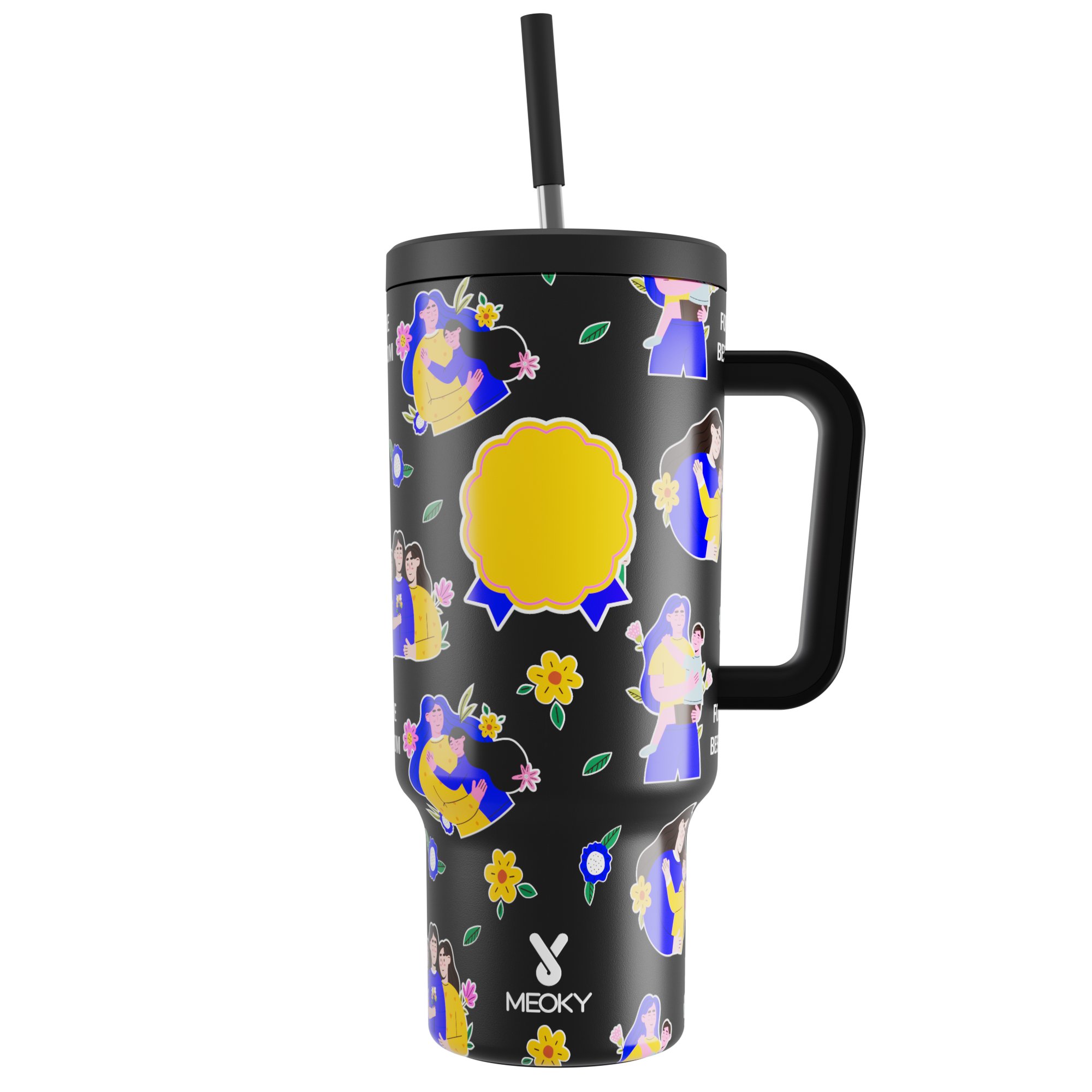 Mother's Day Edition - Customized 40oz Tumbler With Straw - A Perfect Gift for Mom!