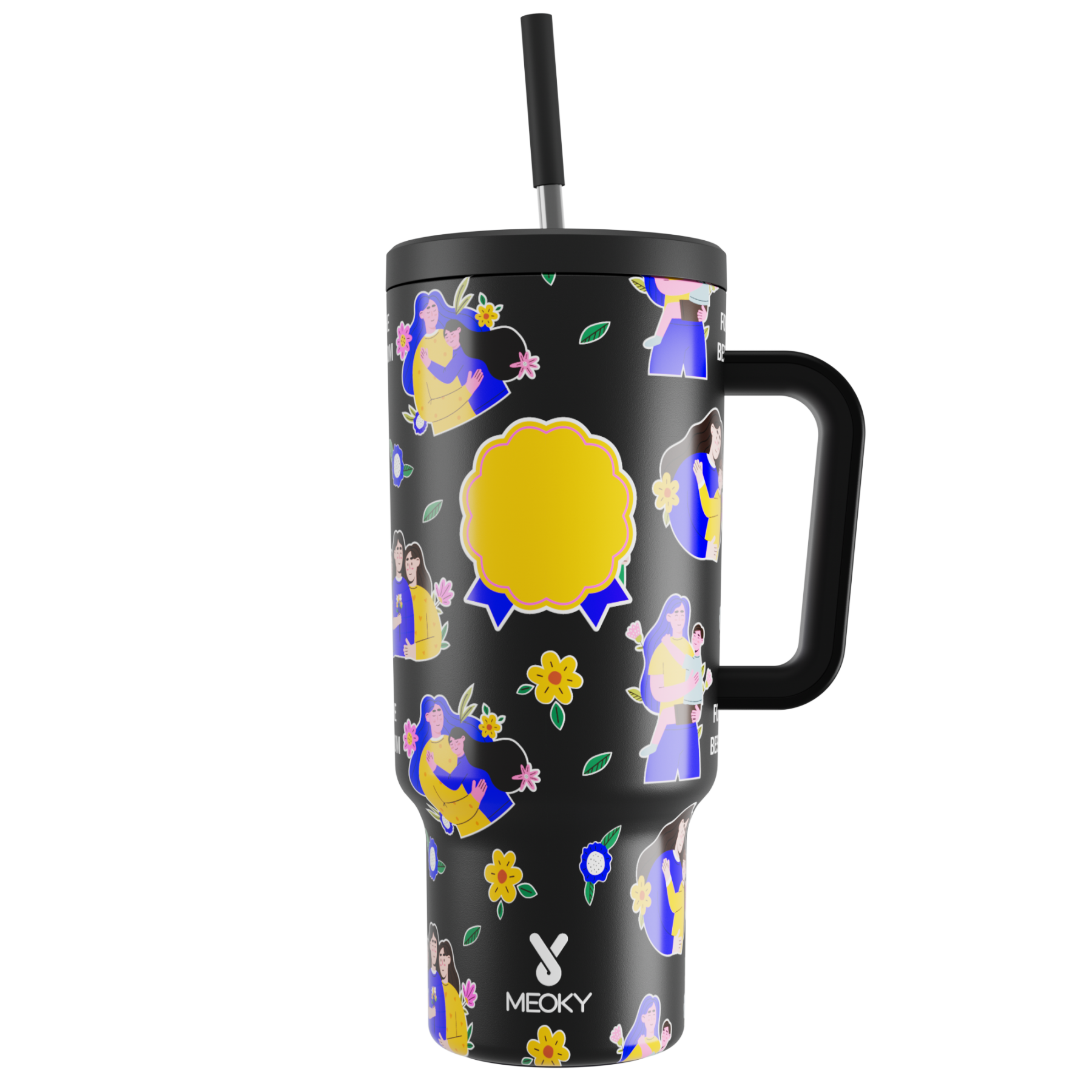 Mother's Day Edition - Customized 40oz Tumbler With Straw - A Perfect Gift for Mom!