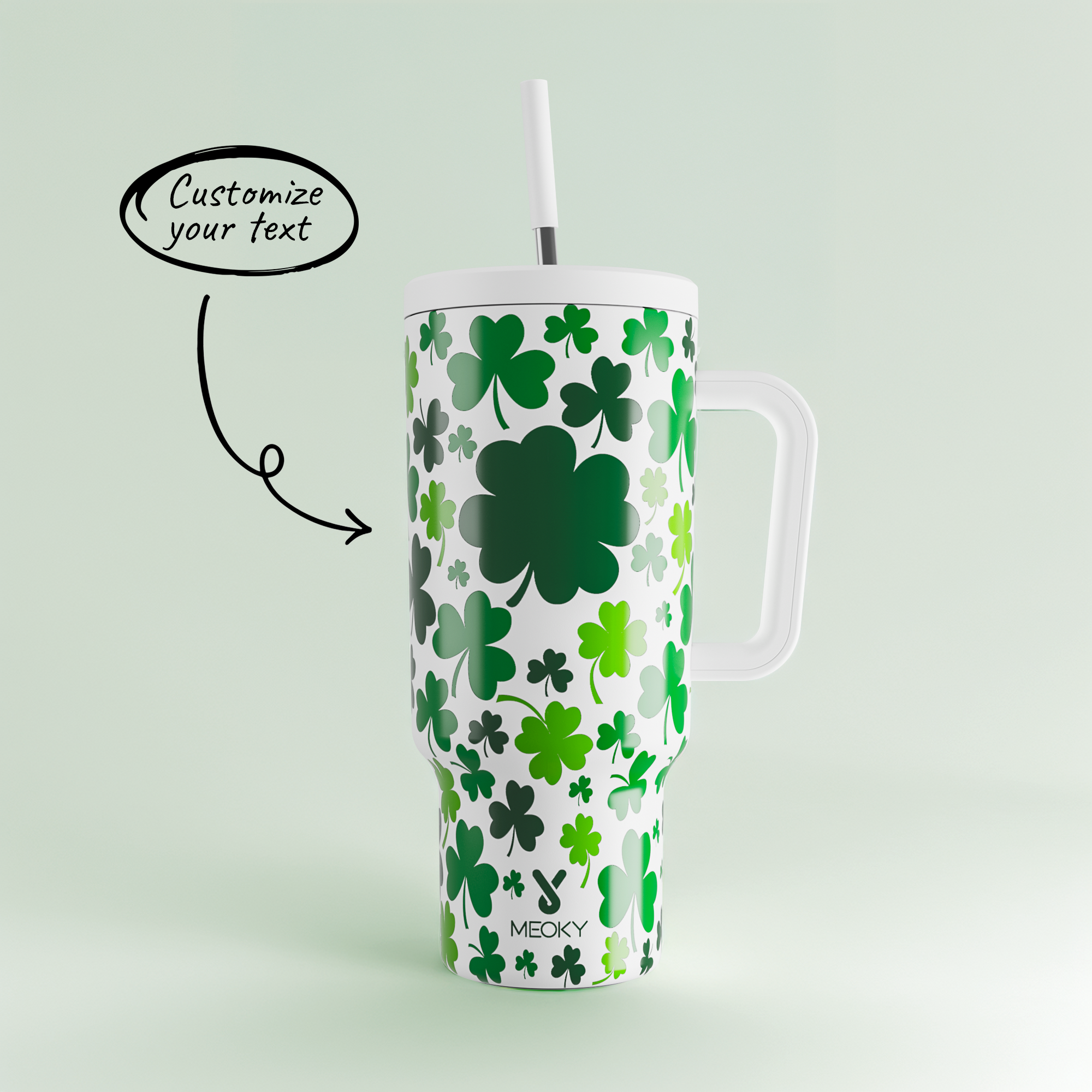 40oz Tumbler With Straw St. Parade Holiday Special Edition