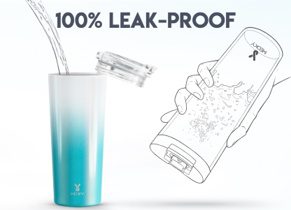 24oz cold cup 2 in 1 lid gradient blue white