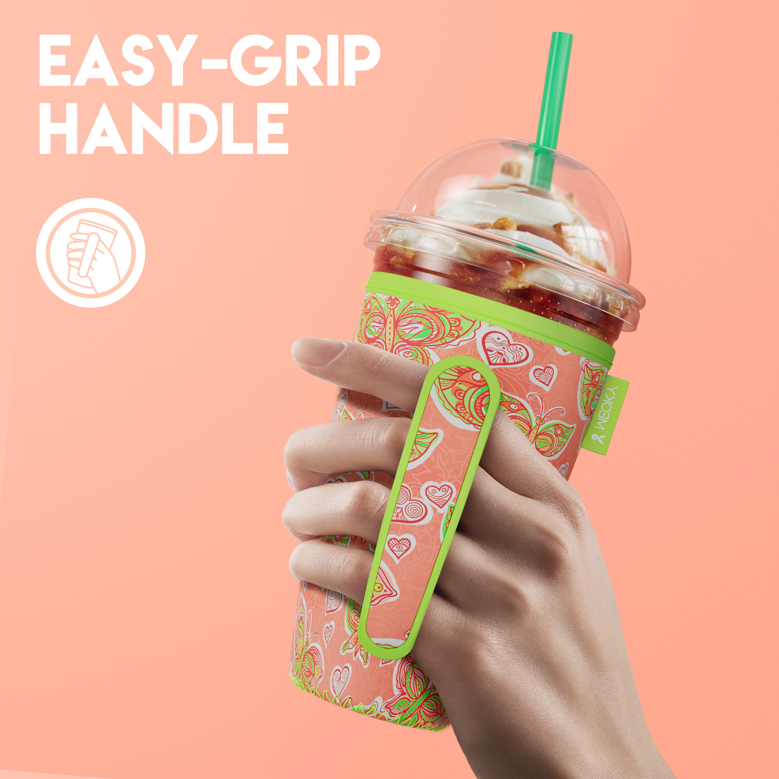 cup sleeve butterfly