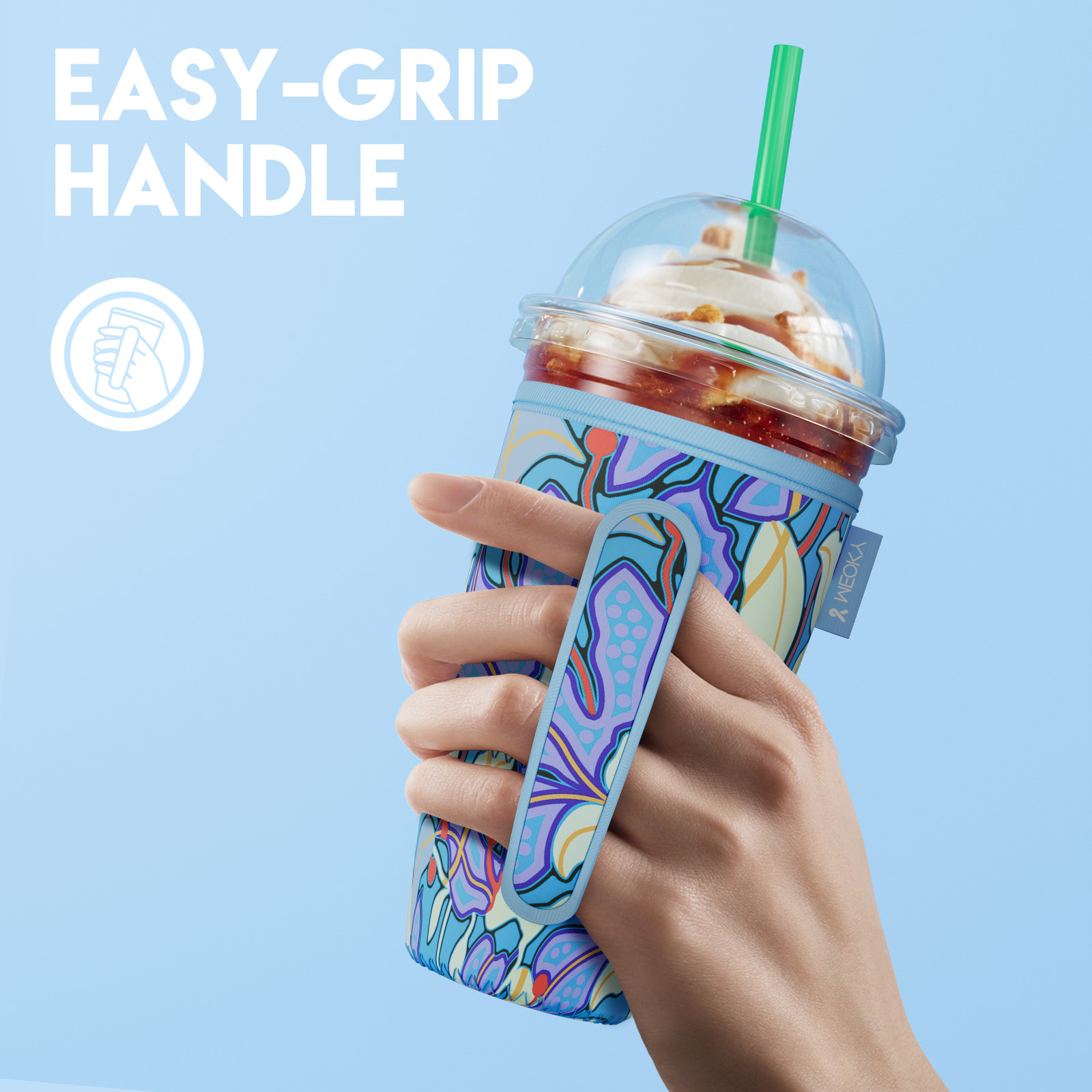 cup sleeve flower
