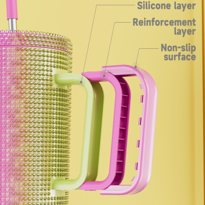 40oz Tumbler With Straw Bling Collection-Rainbow