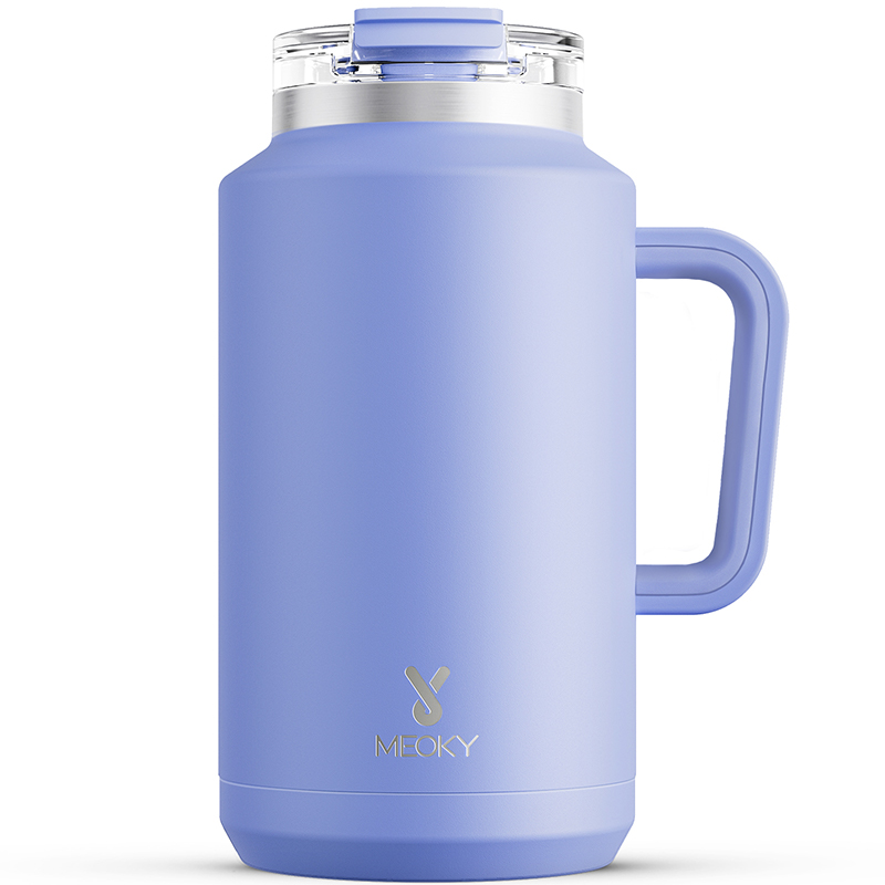 Meoky 50oz Water Bottle With 2-in-1 Lid Pure Collection
