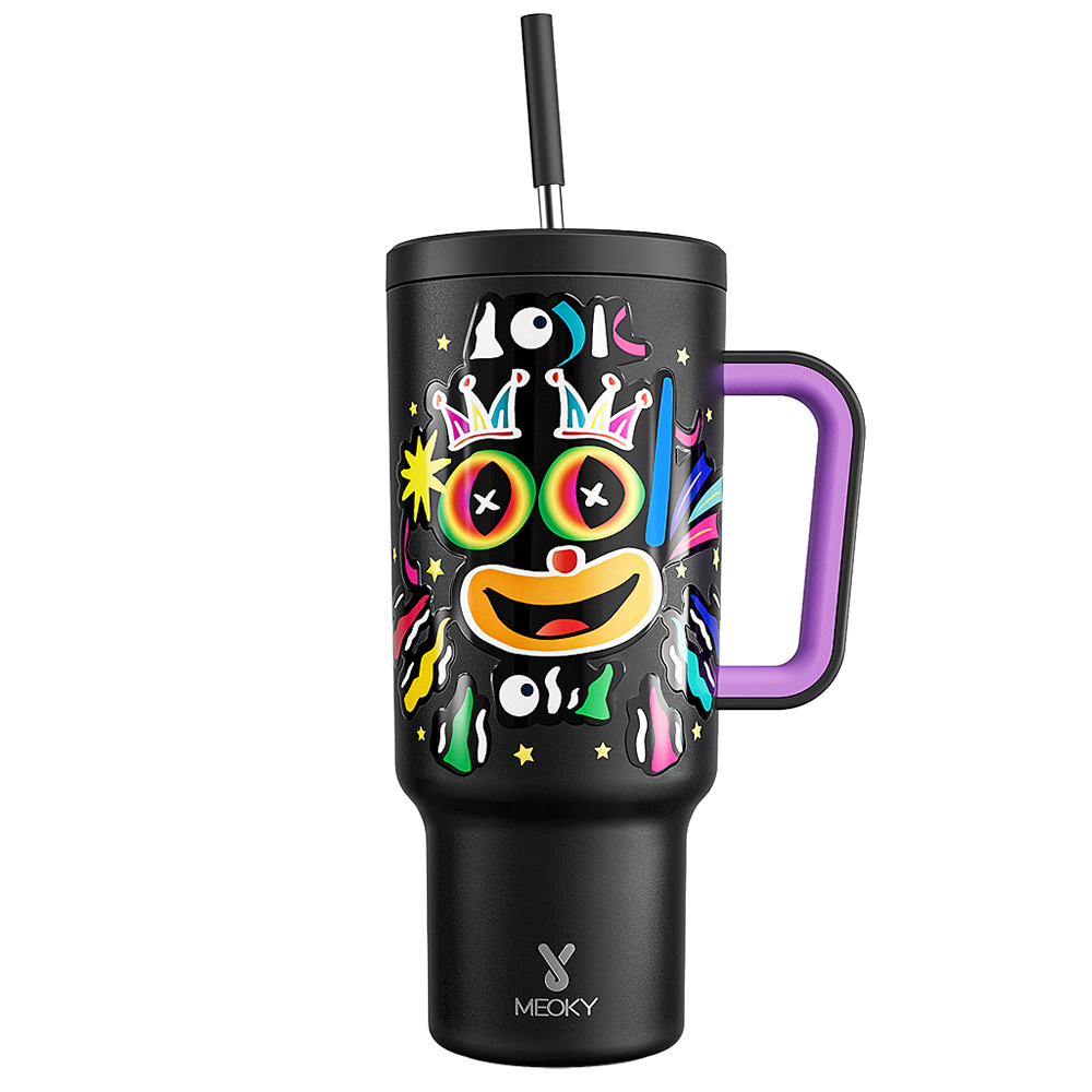 40oz Tumbler With Straw April Fool's Day Collection-joker