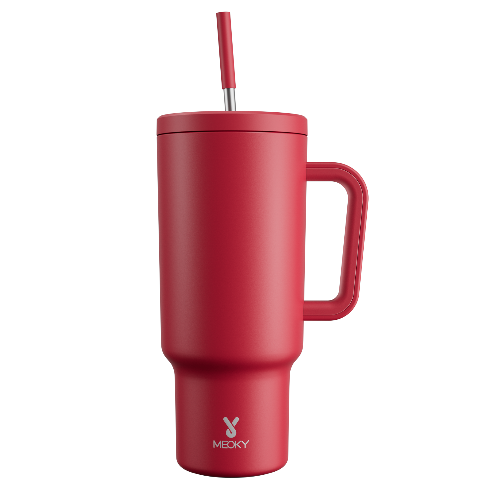 40oz Tumbler With Straw Monochrome Collection-Red