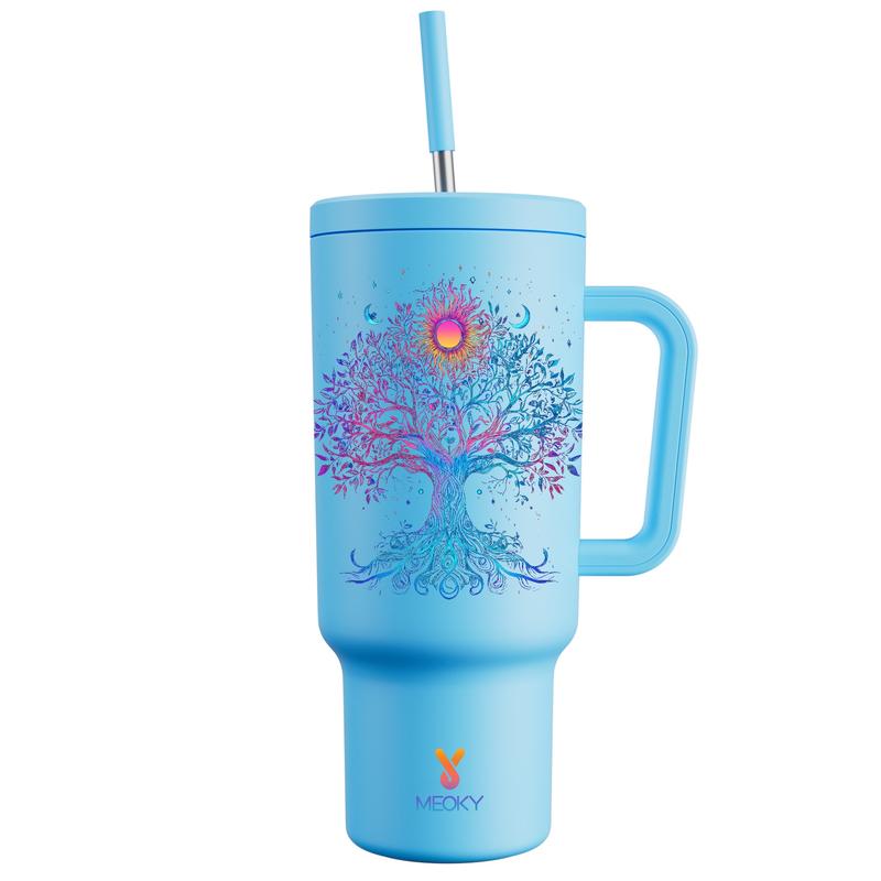 Meoky Limited Edition 40oz Vacuum Insulated Stainless Steel Tumbler