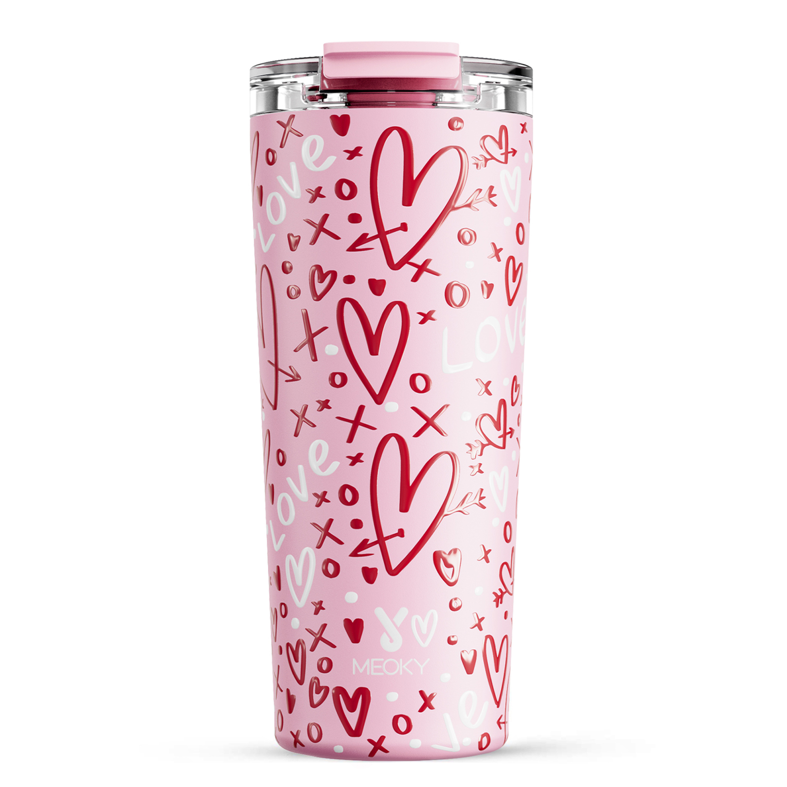 24oz Cold Cup With 2-in-1 Lid Valentine Collection