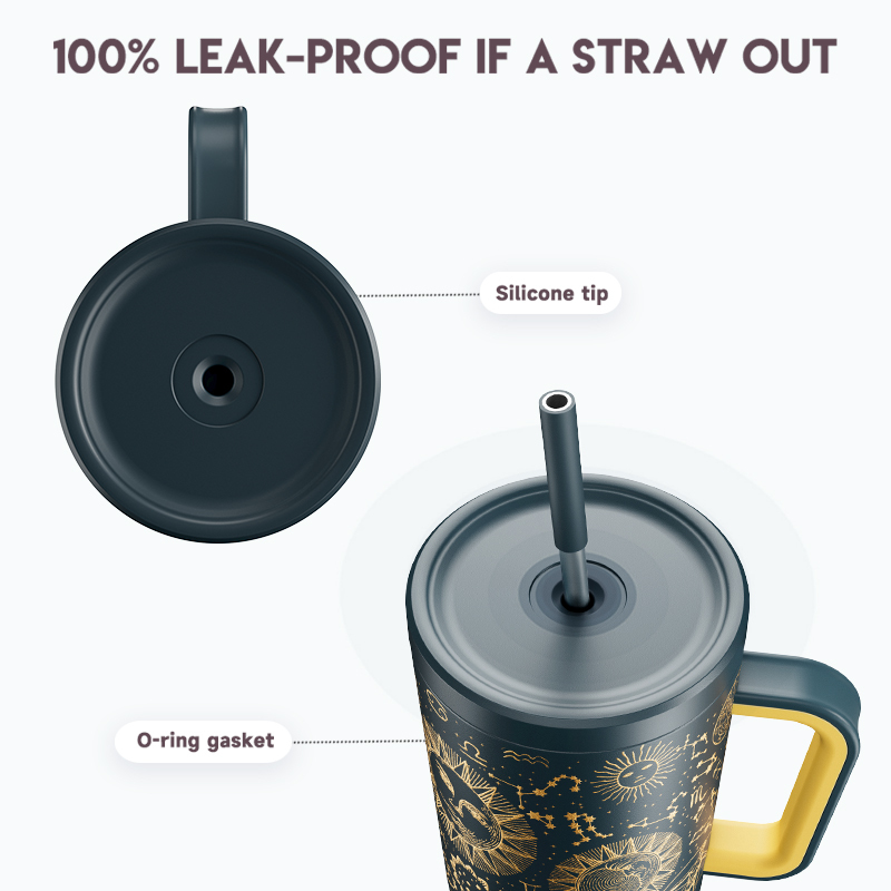 40oz Tumbler With Straw Tarot Collection-Tarot