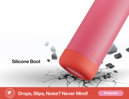 40 oz Insulated Water Bottle with 2-in-1 Straw and Spout Lid