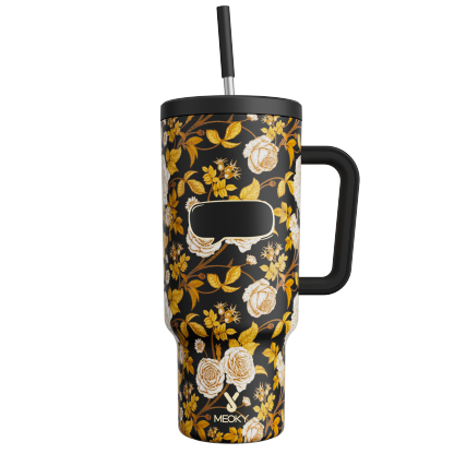 Rose - Customized 40oz Tumbler With Straw - The perfect gift for Loved ones, relatives, friends !