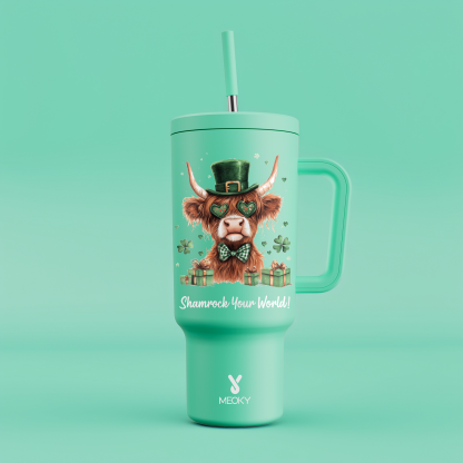 40oz Tumbler With Straw St. Parade Holiday Special Edition
