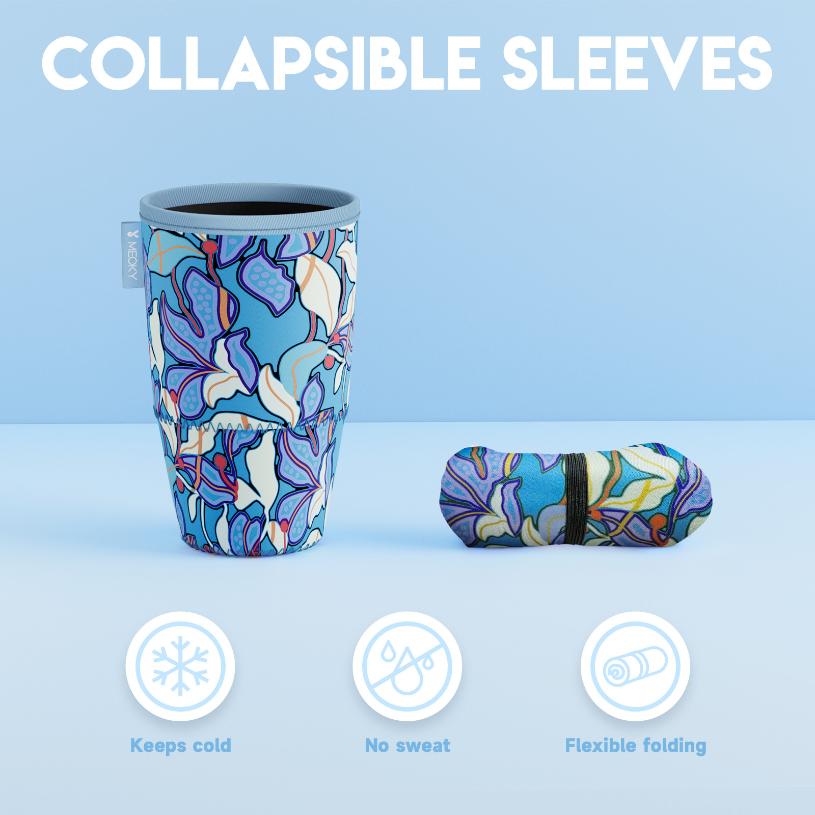 cup sleeve flower