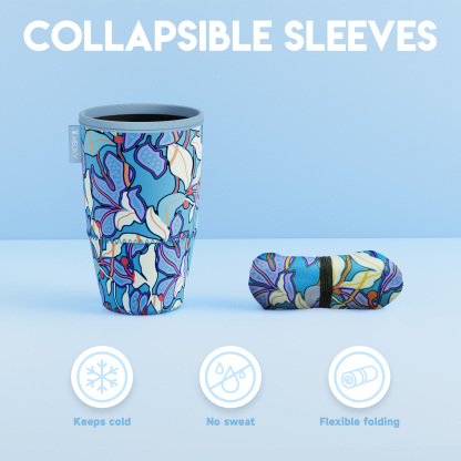 cup sleeve flower
