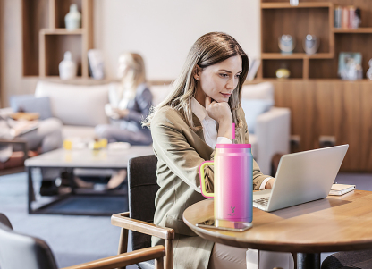 50oz water bottle straw gradient rainbow