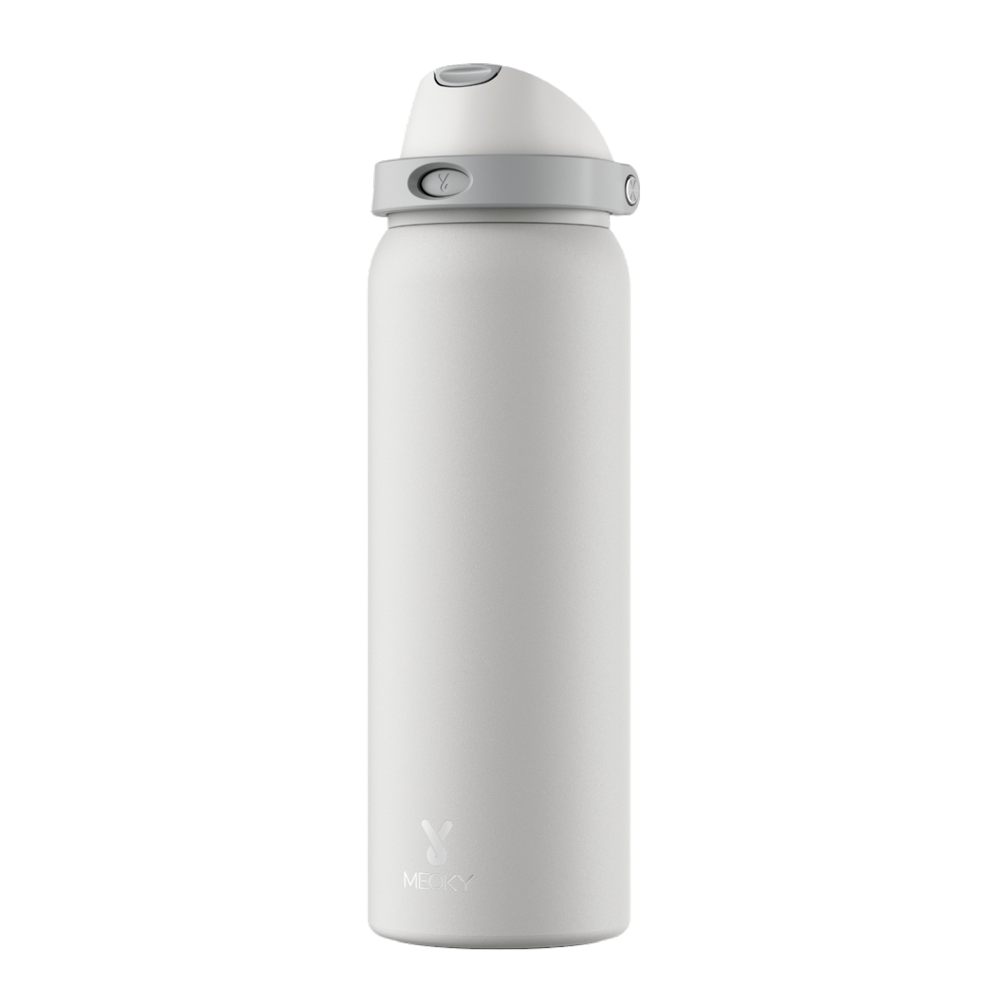 40oz Dual Spout Bounce Water Bottle Polar Pearl